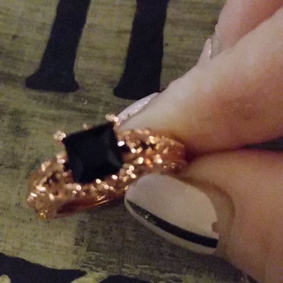 Double fair 18k rose gold ring - Picture 7 of 10